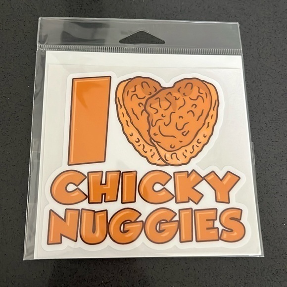 Other - I 🩷Chicky Nuggies vinyl stickers